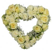 Stilfull - Begravningshjärtan - Blommor till begravning